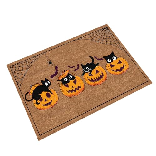 Tuxuseo Halloween-Teppich, Halloween-Matte - Kreative -Fußmatte | Kürbisse Fußmatte, rutschfeste Fußmatten, dekorative Eingangstürteppiche für Halloween Tuxuseo Halloween-Teppich, Halloween-Matte - Kreative -Fußmatte | Kürbisse Fußmatte, rutschfeste Fußmatten, dekorative Eingangstürteppiche für Halloween von Tuxuseo