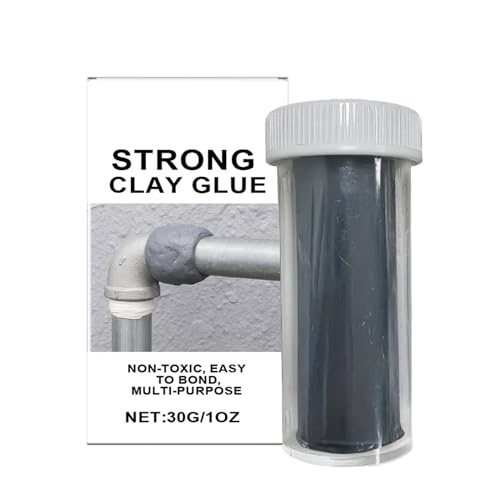 Tuxuseo Kleber Für Keramikreparatur, 30g Handreparatur Knetmasse, Wasserdichter Hochfester Kleber Hitzebeständig Vielseitig Einsetzbar Abdichtung für Rohrverbindungen Wandlöcher Metall Keramik Tuxuseo Kleber Für Keramikreparatur, 30g Handreparatur Knetmasse, Wasserdichter Hochfester Kleber Hitzebeständig Vielseitig Einsetzbar Abdichtung für Rohrverbindungen Wandlöcher Metall Keramik von Tuxuseo