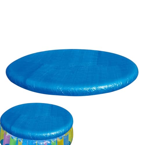 Tuxuseo Runde Poolabdeckung | Staubdichte Whirl-Pool Abdeckung | Oberirdische Poolabdeckung | Staubdichter Poolabdeckungsschutz Mit Kordelzug Für Rundes Aufblasbares Pool von Tuxuseo