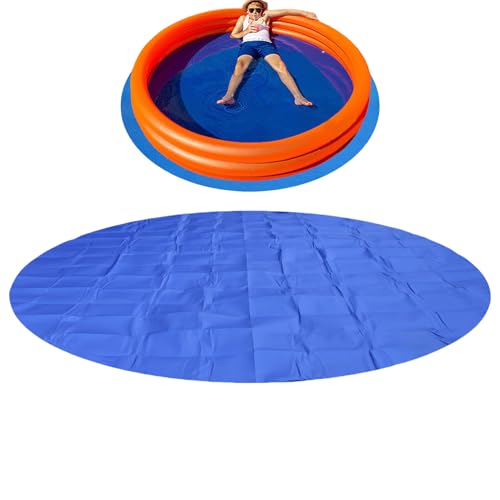 Tuxuseo Runde Poolunterlage | 11.8Ft Bodenplane Für Pools | Runde Poolsperre Stichfeste Plane | Schutzpolster Für Schwimmbadböden Boote von Tuxuseo