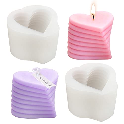 2 Stück Kerzenform Herz Silikonform Gießform Herz Kerzen Seifenform Silikon Herzform Spirale Liebe Kerzen Gießform Gipsform Kerzenform Silikon Epoxidharz Form Herz für Kerzenherstellung Seife Handwerk 2 Stück Kerzenform Herz Silikonform Gießform Herz Kerzen Seifenform Silikon Herzform Spirale Liebe Kerzen Gießform Gipsform Kerzenform Silikon Epoxidharz Form Herz für Kerzenherstellung Seife Handwerk von Tuxuzal