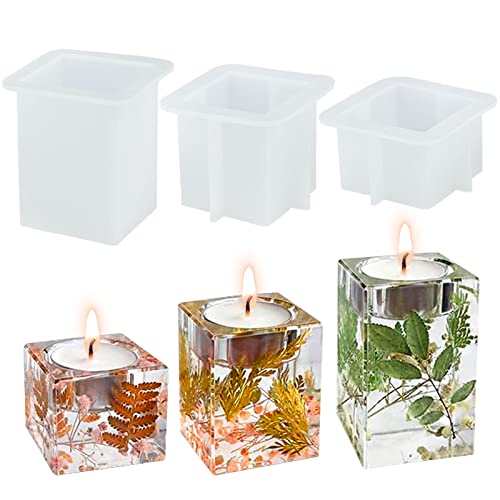 3 Stück Silikonform Kerzenhalter Gießform Teelichthalter Form Silikon Teelicht Kerzenständer Gießform für Beton Kerzen Gießen Epoxidharz Kerzenhalter Teelicht Form Quadrat Kerzenständer Kerzenglas 3 Stück Silikonform Kerzenhalter Gießform Teelichthalter Form Silikon Teelicht Kerzenständer Gießform für Beton Kerzen Gießen Epoxidharz Kerzenhalter Teelicht Form Quadrat Kerzenständer Kerzenglas von Tuxuzal