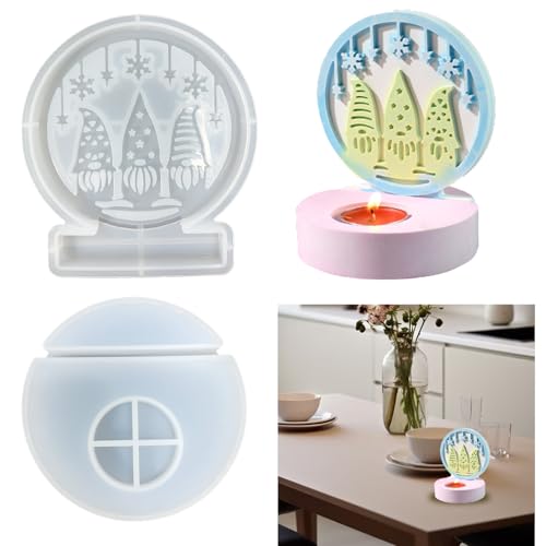 Weihnachten Silikonform Gießform Wichtel Kerzenständer Gipsform Teelichthalter Epoxidharz Form Kerzen Kerzenhalter Dekoration Weihnachten Silikonform Gießform Wichtel Kerzenständer Gipsform Teelichthalter Epoxidharz Form Kerzen Kerzenhalter Dekoration von Tuxuzal