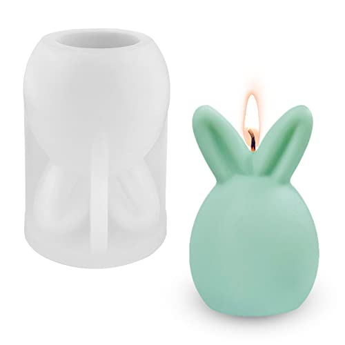 Osterhase Kerzenform Silikonform Ostern Kaninchen Silikonform Gießform Ostern Hase Deko Silikon Osterhase Seifenform Hasenform Gipsform Hasen Silikonform für Kerzen Seifen Schokolade Ostergeschenk von Tuxuzal