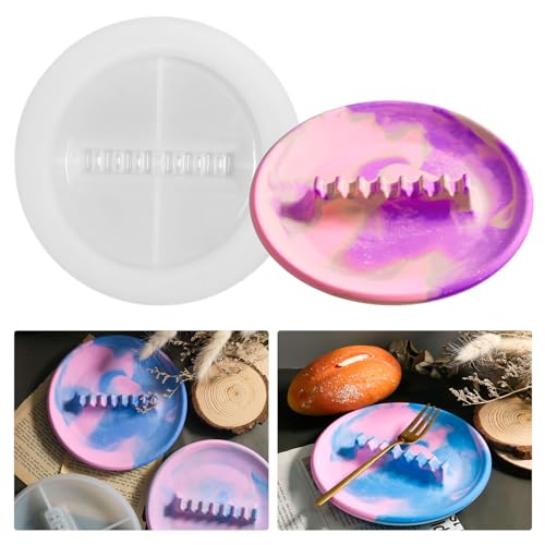 Silikonform Tablett Epoxidharz Formen Tablett Gießform Silikonform Teller Runde Untersetzer Gießform DIY Handwerk Platte Silikonform Beton Gipsform Harz Tablett Gießen Formen für Essstäbchen Gabeln Silikonform Tablett Epoxidharz Formen Tablett Gießform Silikonform Teller Runde Untersetzer Gießform DIY Handwerk Platte Silikonform Beton Gipsform Harz Tablett Gießen Formen für Essstäbchen Gabeln von Tuxuzal