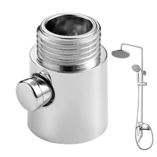 Tuxxjzm Dusch-Ein-Aus-Ventil, Duschsteuerventil,Ersatz-Wasserdruckregler Wassermenge - Rostfreies Handbrause-Absperrventil, multifunktionaler Wasserbegrenzer von Tuxxjzm
