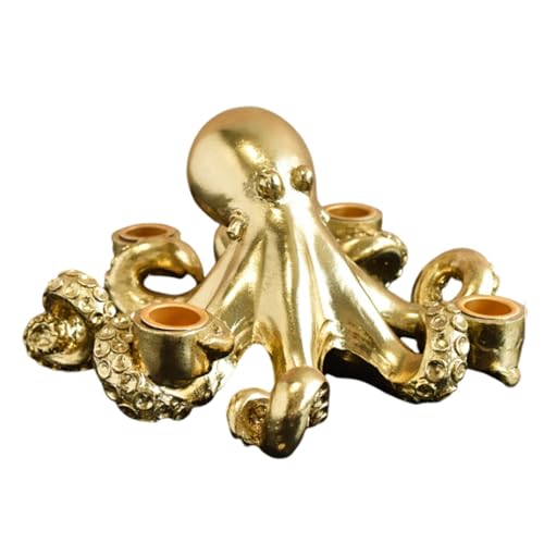 Tuxxjzm Octopus Kerzenständer | Harz Octopus Teelicht Kandelaber | Kerzenständer, Tischdekoration, Heimdekoration, dekorative Skulptur Tuxxjzm Octopus Kerzenständer | Harz Octopus Teelicht Kandelaber | Kerzenständer, Tischdekoration, Heimdekoration, dekorative Skulptur von Tuxxjzm