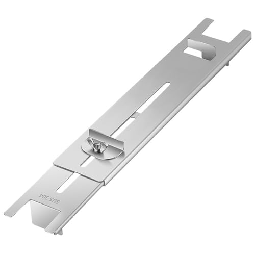 Tuyotue Schleifstein-Halter, Edelstahl, verstellbarer Halter, Spüle-Brücke für 25,4 cm - 43,2 cm Spülenlänge, Silber Tuyotue Schleifstein-Halter, Edelstahl, verstellbarer Halter, Spüle-Brücke für 25,4 cm - 43,2 cm Spülenlänge, Silber von Tuyotue