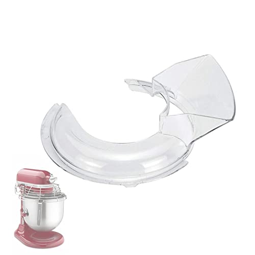 Spritzschutz Mit Einfüllschütte Für Kitchenaid 4,5 Oder 5 Quart Stand Mixer, 5KN1PS Schutzgießer Für KitchenAid Mixerdeckel Gießschüssel Neigungskopf 4.5-5QT Für KitchenAid von Tuzsocr