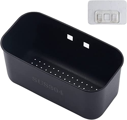 Spülbecken Organizer Edelstahl Spülbecken Sieb Waschbecken Caddy Organizer Spuele Edelstahl Utensilien Korb Organizer Spüle Sieb Abtropfsieb Vegtable/Obst Küche Sieb Teesieb (Schwarz) von Tuzsocr