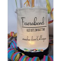 Feierabend. Wunderschönes Geschenk Zum Rentenbeginn. Lichtbeutel | Windlicht Zur Rente.perfektes Von Den Kollegen.tolle Licht-Deko Feierabend. Wunderschönes Geschenk Zum Rentenbeginn. Lichtbeutel | Windlicht Zur Rente.perfektes Von Den Kollegen.tolle Licht-Deko von TveitaneButikken