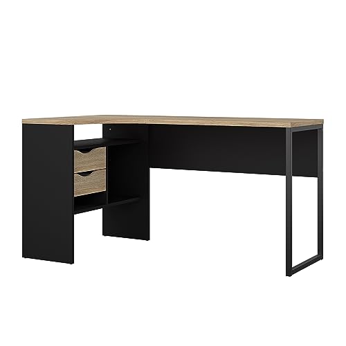 Schreibtisch, Farbe schwarz, 145,1 x 76,8 x 81 cm von Tvilum