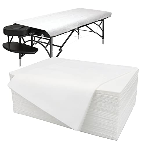 Tvvcalk 20 Stück Einweg Massageliegen Auflage, Verdickt Einweg Bettlaken, Massageliegen Auflagen für Spa Tattoo Salon, Hautfreundliche Einweg Massagetisch Bettlaken Vliesstoff 80 x 180cm(20) von Tvvcalk