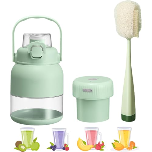 BPA-Free Electric Citrus Juicer 17 oz, Straw, Two Lids, Portable Blender for Smoothies, Shakes, Food Prep & Frozen Blending - Outdoor Fun BPA-Free Electric Citrus Juicer 17 oz, Straw, Two Lids, Portable Blender for Smoothies, Shakes, Food Prep & Frozen Blending - Outdoor Fun von Twaynorb