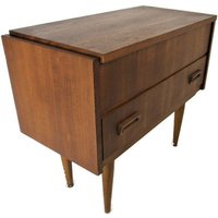 Danish Modern Teak Nachttisch Beistelltisch Mid Century Modernist Skandinavisch Wow von Tweedeleven
