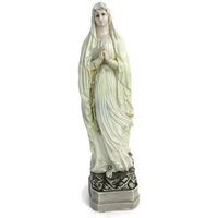Kapelle Statue Jungfrau Maria Madonna Unserer Lieben Frau Von Lourdes Gips Frankreich 18, 89" von Tweedeleven