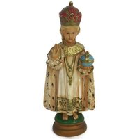 statue Säugling Von Prag Jesus Santo Nino Gips Sammler 30Er Jahre 36 cm von Tweedeleven