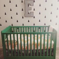 Mini Kiefer Baum Wand Aufkleber - Chic Home Decor Schlafzimmer Wandaufkleber Bürokunst Modern Gold Geschenk-Ideen Weihnachtsbäume von Twelve9Printing