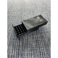 9-mm-Luger-Pistole, 50-Runden-Munitionsbox Mit Schiebedeckel, Schwarz von Twelvepro