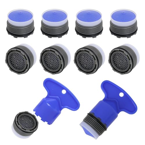 Tweozhui 10 Stück innengewinde wasserhahn siebeinsatz sieb wasserhahn, WasserhahnLuftsprudler M22, für Wasserhähne M21.2, Inklusive 2 Strahlregler-Schlüssel, Universaleinsetzbar Tweozhui 10 Stück innengewinde wasserhahn siebeinsatz sieb wasserhahn, WasserhahnLuftsprudler M22, für Wasserhähne M21.2, Inklusive 2 Strahlregler-Schlüssel, Universaleinsetzbar von Tweozhui