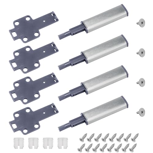 Tweozhui 4 Stück drucktüröffner push to open türöffner schranktür dämpfer passend als Ersatzteil für IKEA BESTA Schrank, Inklusive Montageplatten und Schrauben, Tip On Automatische Türöffnung Tweozhui 4 Stück drucktüröffner push to open türöffner schranktür dämpfer passend als Ersatzteil für IKEA BESTA Schrank, Inklusive Montageplatten und Schrauben, Tip On Automatische Türöffnung von Tweozhui