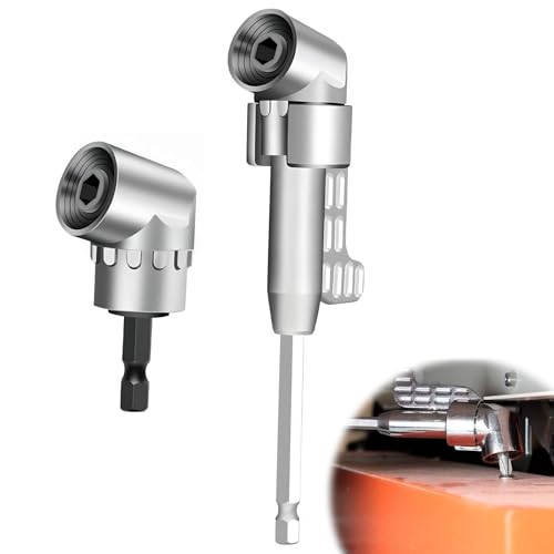 Tweozhui winkelschrauber aufsatz winkelgetriebe akkuschrauber winkelbohraufsatz, 105° Winkelschrauber Vorsatz Adapter, 1/4-Zoll Sechskantschaft, für Bohrmaschinen und Akkuschrauber, Lang + Kurz Tweozhui winkelschrauber aufsatz winkelgetriebe akkuschrauber winkelbohraufsatz, 105° Winkelschrauber Vorsatz Adapter, 1/4-Zoll Sechskantschaft, für Bohrmaschinen und Akkuschrauber, Lang + Kurz von Tweozhui
