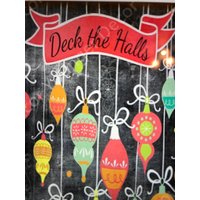 Deck The Halls Blechschild Ein Lustiges Und Buntes Weihnachts Blechschild, Ein 30, 5 X 20, 5 cm Großes Schönes Schild, Um Die Freude Zu Teilen Deck The Halls Blechschild Ein Lustiges Und Buntes Weihnachts Blechschild, Ein 30, 5 X 20, 5 cm Großes Schönes Schild, Um Die Freude Zu Teilen von TwiceInaBlueMoonShop