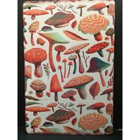 Pilze in Hülle Und Fülle Ein 8 "x12" Blechschild, Pilzdekor, Wohnkultur, Wandbehang, Küchenpilzkunst Ein Verflixtes Gutes Geschenk von TwiceInaBlueMoonShop