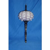 Gedrechselte Erbstück Sputnik Seeigel Ornament von TwiceUponATree