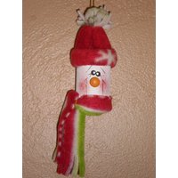 Schneemann Spule Ornament Weihnachtsbaum Ornie von Twiddlebugz