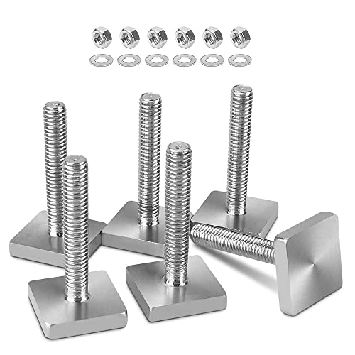 Twilight Garage T-Nut Adapter Dachbox M6 x 35 mm 6 Stück Kopf Nutensteine Dachträger mit Muttern und Unterlegscheiben T-Track Adapter,T-Nut Thule 20 x 20 mm Dachträger Relingträger Twilight Garage T-Nut Adapter Dachbox M6 x 35 mm 6 Stück Kopf Nutensteine Dachträger mit Muttern und Unterlegscheiben T-Track Adapter,T-Nut Thule 20 x 20 mm Dachträger Relingträger von Twilight Garage