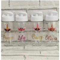 Personalisierte Einhorn Kinder Weiße Trinkflasche - 450Ml Tritan Bpa Frei Personalisierte Einhorn Kinder Weiße Trinkflasche - 450Ml Tritan Bpa Frei von TwinkleJellyDesigns
