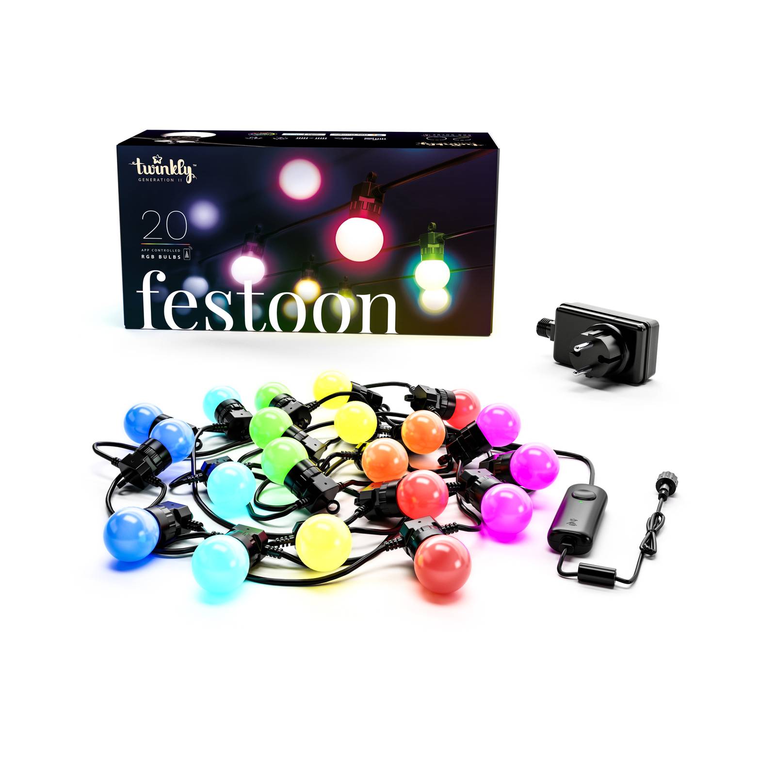 LED-Party-Lichterkette Twinkly Festoon Starter Kit von twinkly