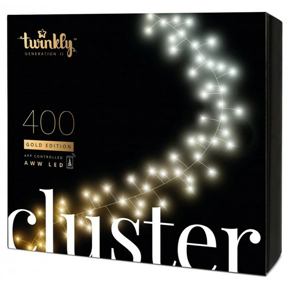 Twinkly Clusterkette Lichterkette Led Appgesteuert 400 Aww Gold Edition 6m Lampe B-Ware von Twinkly
