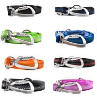 Dreifach Verstellbare Hunde Leine Gummiert Mit Sicherheitskarabinern Breite 20 Mm Länge 3 Meter Doppelleine von TwinkysDogStyleDE