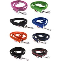 Kurze Führleine Gummiert Mit Handschlaufe, Länge 160 cm, Breite 20 Mm, Für Kleine Und Große Hunde Geeignet von TwinkysDogStyleDE