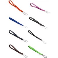 Kurzführer Hundeleine Handschlaufe Gummiert 20 Mm Breit 35 cm Lang Schwarz Rot Blau Orange Neon Grün Pink Reflektierend Sicherheitskarabiner von TwinkysDogStyleDE