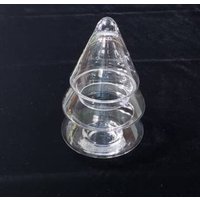 Glas Weihnachtsbaum Behälter Zwei Stück Mittlere Höhe von TwintasticTreasures