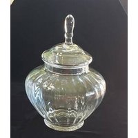 Vintage Glas Schale Mit Deckel, Fasst Ca. 13 Tassen. Keine Chips Oder Risse von TwintasticTreasures