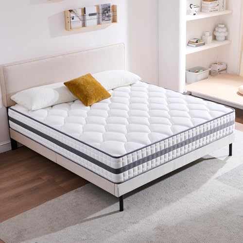 Twirest Matratze, 120 x 190 x 20 cm, Hybrid-Matratze aus Memory-Schaum mit Taschenfedern, langlebig und hautfreundlich, langlebig und atmungsaktiv (120 x 190 x 20 cm) von Twirest