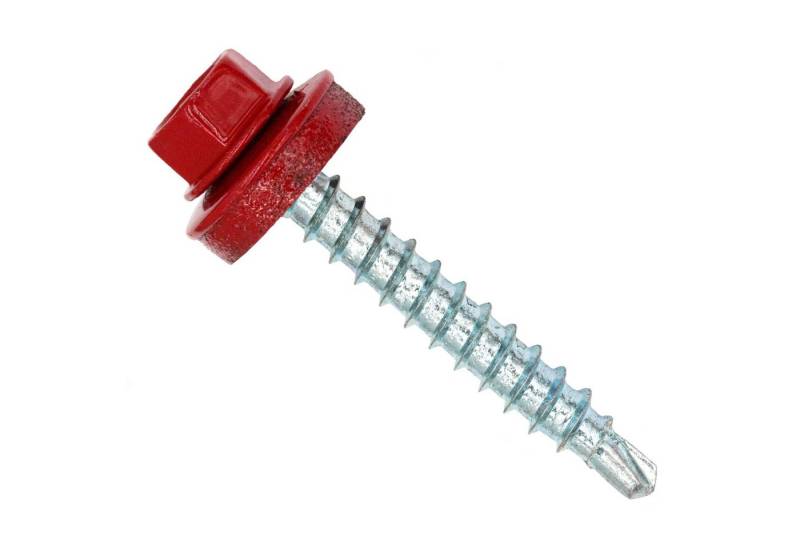 Twistec Blechschraube Color-Head Trapezblechschrauben mit EPDM-Unterlegscheibe 100 Stück von Twistec