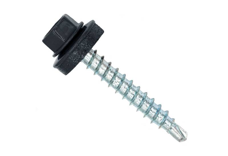 Twistec Blechschraube Color-Head Trapezblechschrauben mit EPDM-Unterlegscheibe 100 Stück von Twistec