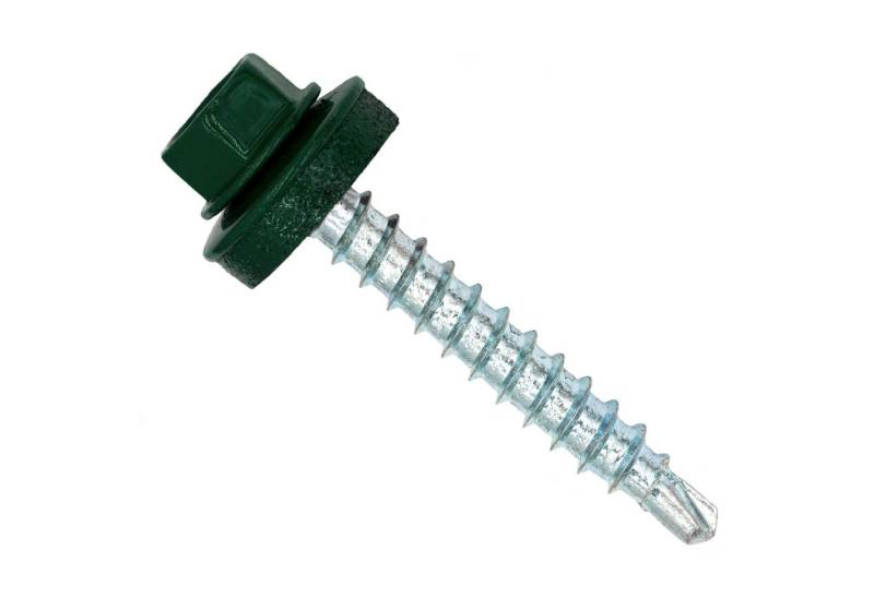 Twistec Blechschraube Color-Head Trapezblechschrauben mit EPDM-Unterlegscheibe 100 Stück von Twistec
