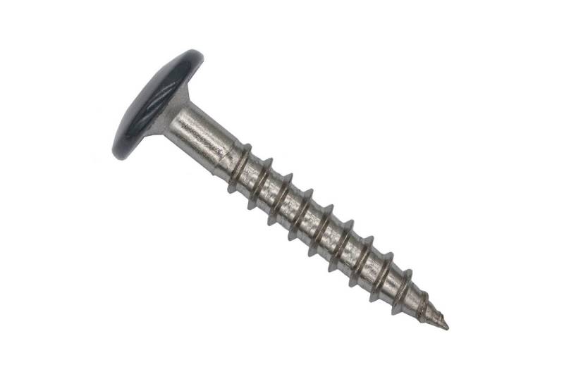 Twistec Fassadenschraube TWISTEC Trespo-Fassadenschrauben 4,8x25mm Anthrazit RAL7016 100 St., Edelstahl A2, hohe UV-Beständigkeit von Twistec
