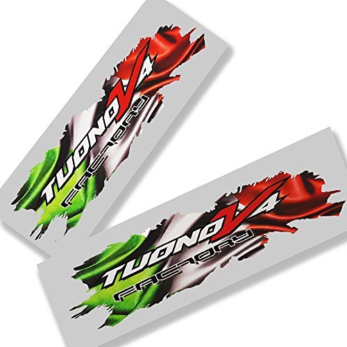 Aprilia Tuono V4 Factory Zerrissen italienische Flagge Design Grafik Aufkleber x 2 Aprilia Tuono V4 Factory Zerrissen italienische Flagge Design Grafik Aufkleber x 2 von Twisted Melon