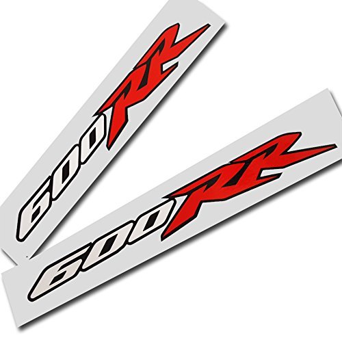 CBR 600 RR Rot Weiß Schwarz Sticker Grafik x 2 von Twisted Melon