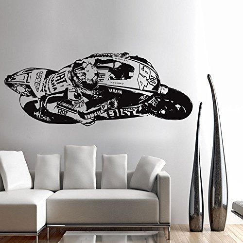 Valentino Rossi 46 Moto GP Wandkunst 003 aufkleber-grafik von Twisted Melon