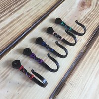 Handgeschmiedete Hufeisennagel Haken von TwistedPonyIronWorks