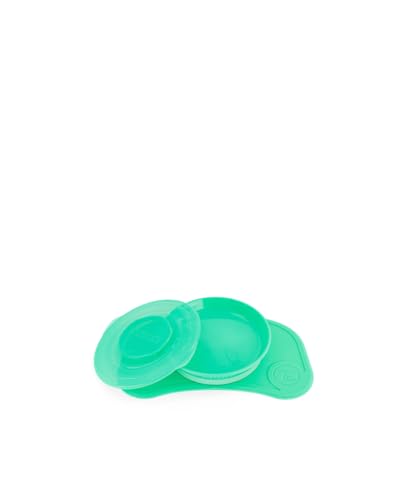 Twistshake Click-Mat Mini 31 x 17 cm rutschfestes Platzset für die meisten Hochstuhl-Tabletts, Platzdeckchen mit starker Saugkraft, BPA-frei, ab 6 Monaten, Grün von Twistshake
