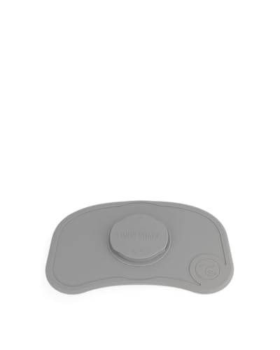 Twistshake Click Mat Mini rutschfest Unterlage aus Silikon für Babys, 31 x 17 cm, BPA Frei, Pastel Grey D2C Twistshake Click Mat Mini rutschfest Unterlage aus Silikon für Babys, 31 x 17 cm, BPA Frei, Pastel Grey D2C von Twistshake